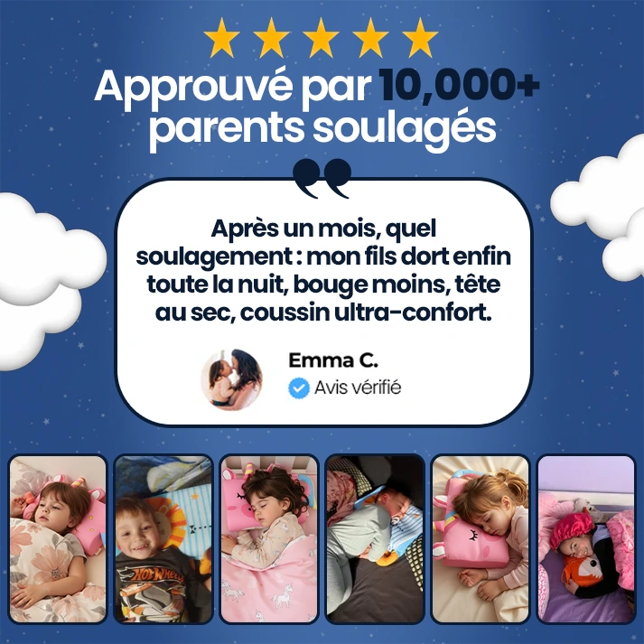 Lunillow® – L'oreiller apaisant pour enfants