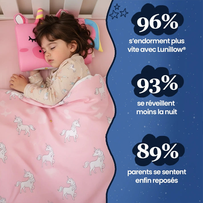 Lunillow® – L'oreiller apaisant pour enfants